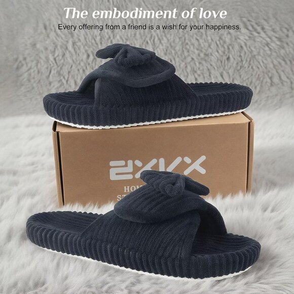 ⚡Woman Black Arch Support Open Toe Orthopedic Adjustable Home Indoor Slippers - Picture 7 of 8